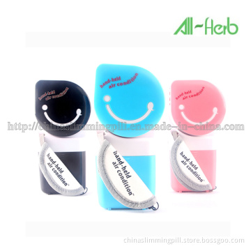Hand-Held USB Air Condition Fan, Portable Smile Face Mini Fan